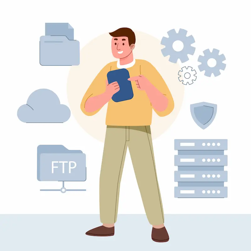 FTP or File Manager