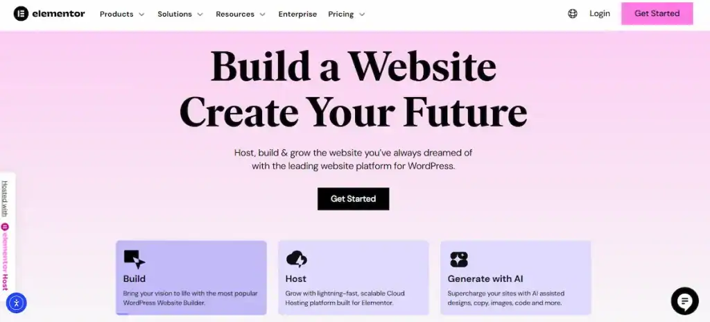 elementor homepage