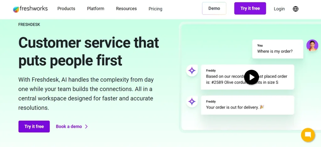 Freshdesk-AI-customer-services